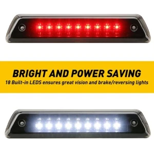 AUXITO LED Third 3rd Tail Brake Light Clear Cargo Lamp For 2009-2014 Ford F-150 - Picture 1 of 12