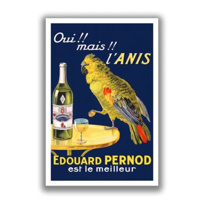 法国ABSINTHE ANIS EDOUARD PERNOD海报-礼物 — 第 1/2 张图片