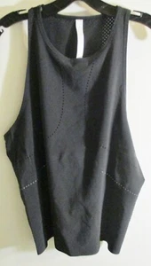 NUEVO con ETIQUETAS Camiseta sin mangas Lululemon Find Your Pace talla 12 negra - Imagen 1 de 8