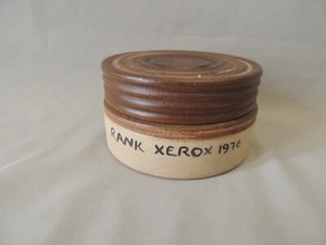 Rank Xerox collectible pottery bowl with lid 1976 - Picture 1 of 9
