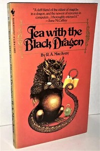 TEA WITH THE BLACK DRAGON by R A MacAvoy Bantam Paperback - Picture 1 of 6