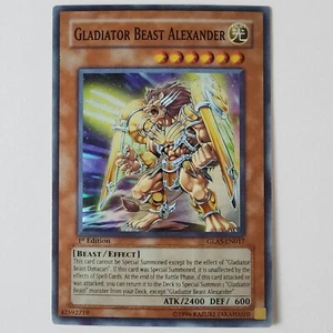 Gladiator Beast Alexander - GLAS-EN017 - HP - Super Rare - 1st ed - Yugioh - Picture 1 of 2