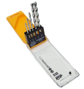5-teiliges Mauerwerk Bohrer Bit Set Betonbohrer 4 (5/32) 5 (3/16) 6 (1/4) 8 (5/16) 10 (3/8) - Bild 1 von 2