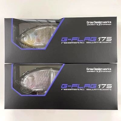 Grow Design Works G-Flag 175 Re FGILL & Re GINBUNA Color SET Swimbait NEW Japan - Image 1 of 4