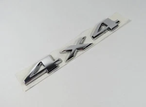Chrome 4X4 Emblem For Jeep Grand Cherokee Compass Patriot Rear Liftgate Badge - Picture 1 of 2