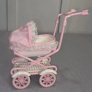 Vtg 1998 Mattel Walking Barbie Baby Krissy Stroller - Picture 1 of 6