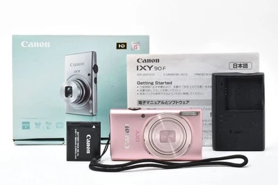 [ Excellent + ] Canon IXY 90F Pink 16MP Compact Digital Camera Tested in BOX #01 - Image 1 of 4