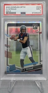 2023 Donruss Optic- Rated Rookie Silver Holo CJ Stroud RC PSA 9 Mint! 💎💕 - Picture 1 of 2