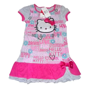 Nuevo HELLO KITTY Niña Niños Camiseta Camiseta Gris 6 - Imagen 1 de 5