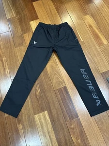 Nike Bauer Black Hockey  Warm Up Track Pants Zippered Pockets Lined Men’s Medium - Picture 1 of 15