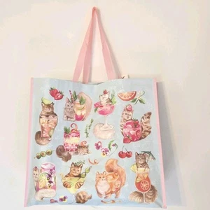 Katzen Katze Cocktails fruchtige Getränke Obst Kräuter Erdbeeren Tragetasche Geschenk TJ Maxx - Bild 1 von 3