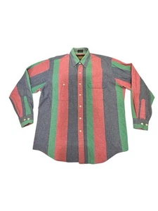 Vintage 90s Large Ralph Lauren Boy Scouts Label Chaps Color Block Red/Green/Blue - Picture 1 of 16