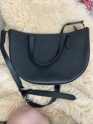 Cuyana Leather Black Crossbody In Good Condition Made In Italy - Image 1 of 4