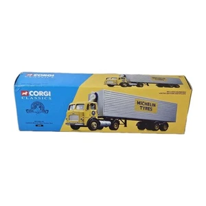 Corgi 24701 1/50 Leyland Beaver Articulated Box Trailer Michelin Boxed Diecast - Picture 1 of 12