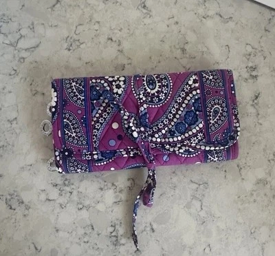 Bolso Vera Bradley Triple Cremallera Transparente Boysenberry NUNCA USADO sin etiquetas  Foto 1 de 4