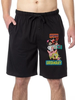 SpongeBob SquarePants Mens' Anything But Ordinary Sleep Lounge Pajama Shorts - Image 1 of 4