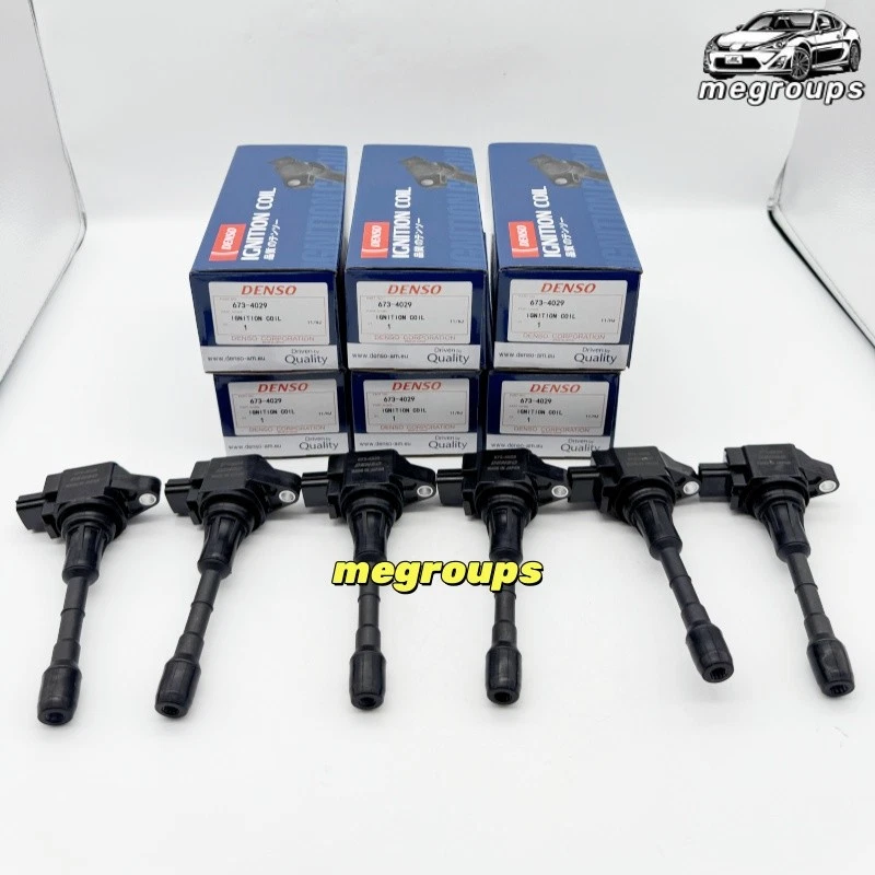 6X Denso Ignition Coil 673-4029 for Nissan Maxima Pathfinder Murano INFINITI NEW Foto 1 de 4