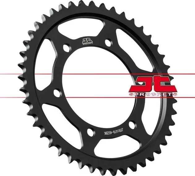JT Steel Rear Sprocket 530 45T Black #JTR1479.45ZBK fits Yamaha YZF-R1 2009-2014 - Image 1 of 1