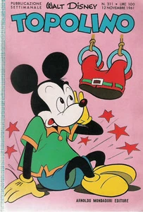WALT DISNEY _TOPOLINO LIBRETTO N. 311_12 NOVEMBRE 1961 - Bild 1 von 1