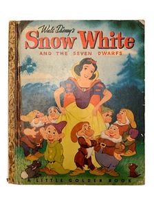 Little Golden Book Walt Disney's Snow White First Edition 1948 - Foto 1 di 7