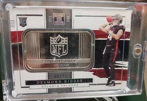 2022 Impeccable Desmond Ridder Atlanta Falcons Rookie 1oz. NFL Silver Bar#09/25 - Picture 1 of 5