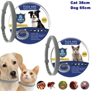 Collier Anti Puces Tiques Moustiques Insectes Animaux Chien Chat Repulsif - Picture 1 of 13