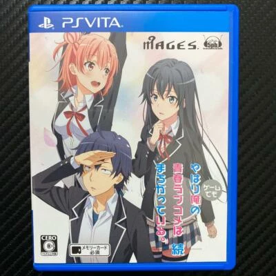 PS Vita Yahari Game demo Ore no Seishun Love Come wa Machigatteiru Zoku PSV JP - Image 1 of 3