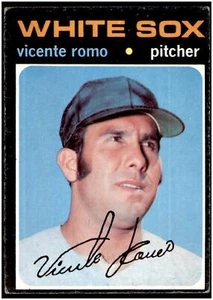 1971 Topps #723 Vicente Romo VGEX D - Picture 1 of 2