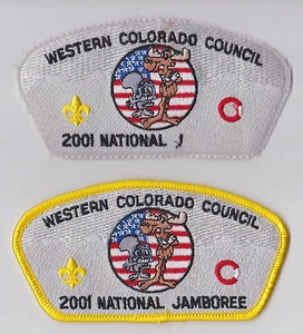 2001 USA BOY SCOUTS OF AMERICA National Jamboree WESTERN COLORADO NO "JAMBOREE" - Picture 1 of 2