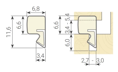 Schlegel Aquamac 63 (AQ63) (Qlon QL 3005) Door & Window Seal 6m/25m/300m Roll - Image 1 of 4