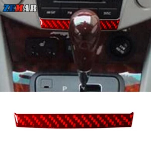 Red Carbon Fiber Center Console Lower Cover Trim For Lexus RX330 RX350 2004-2009 - Bild 1 von 12