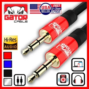 AUX 3.5mm Male to Male Audio Cable For iPhone Samsung LG Android Phone 6FT - Picture 1 of 48