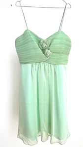 COCKTAILKLEID ABENDKLEID KURZ ABIKLEID PARTYKLEID MINTGRÜN CHIFFON NEU €189 Gr44 - Bild 1 von 5