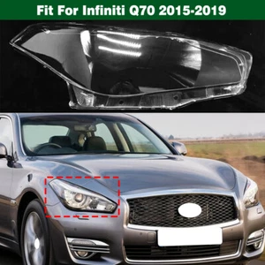 Right Headlight Lens Cover Lampshade Housing Shell For Infiniti Q70 2015-2019 - Picture 1 of 7