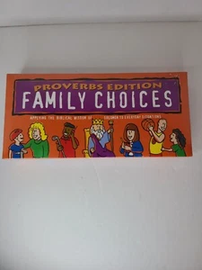 FAMILY CHOICES Proverb Edition BOARD GAME 2002 Learning Xian Morals Brand New - Picture 1 of 8
