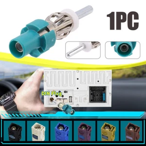 Car Stereo Antenna Adapter FM/AM Radio Connector Fakra to DIN Plug Converter - Bild 1 von 11