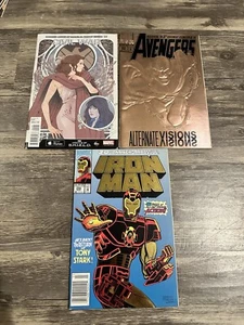 Marvel Comics Lot Of Of 3 Featuring Iron Man, Vision & More Used - Picture 1 of 16
