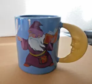 1990 Enchantment Series Wizard Moon Henkelbecher von Clay Art San Francisco 12 Unzen - Bild 1 von 5