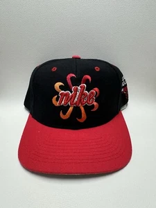 Rare 90s Nike Vintage Chicago Bulls SnapBack Hat - Picture 1 of 8