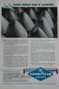 9/1953 PUB GOODYEAR AIRCRAFT CHANCE VOUGHT F7U-3 CUTLASS NOSES RADOMES AD - Picture 1 of 1