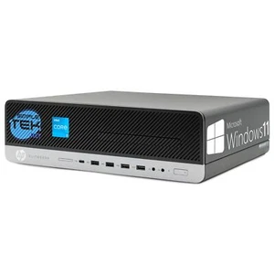 Hp Prodesk 800 G3 Sff I3 8gb 120gb Windows 11 Pro Mini Pc Fisso D Ricondizionato - Foto 1 di 5