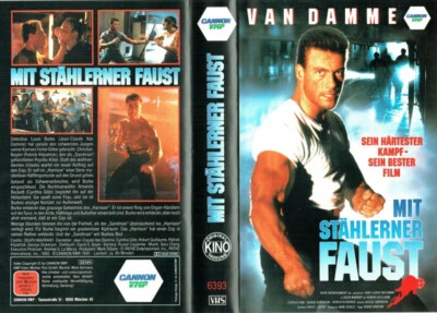 (FSK 18) VHS Videokassette - Mit stählerner Faust - Jean-Claude Van Damme - Bild 1 von 3