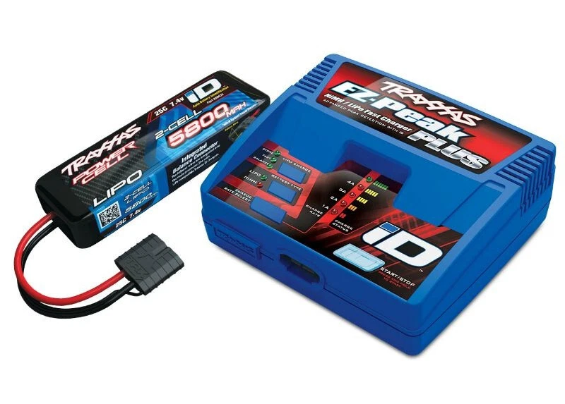 Traxxas TRX2992GX EZ-Peak Plus Schnell-Lader 4A + LiPo 5800mAh 2s 25C Set - Bild 1 von 1