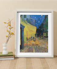Van Gogh Café Terrace at Night Art Oil Painting Premium Paper Print Poster Gift