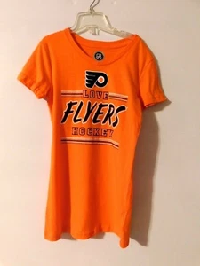 Philadelphia Flyers Girls LOVE V-Neck Shirts XS,Lg , These are not Adult Shirts - Picture 1 of 3