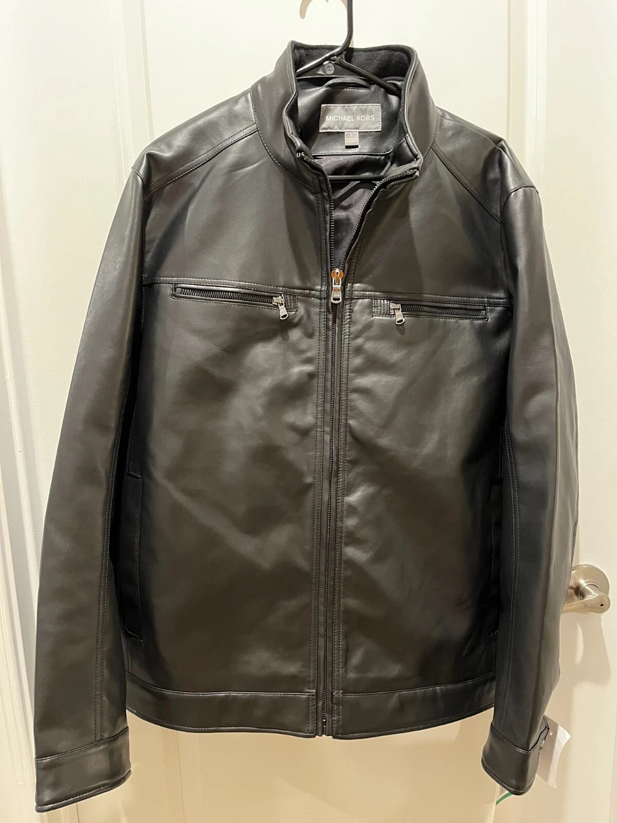 Michael Kors Faux Leather Outer Shell Motorcycle Jackets Coats