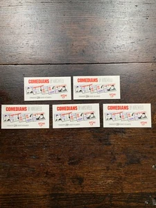 5 x Scott 2562-2566, Comedians by Hirschfeld 29 cent, Booklet of 20 (FV $29) - Picture 1 of 1