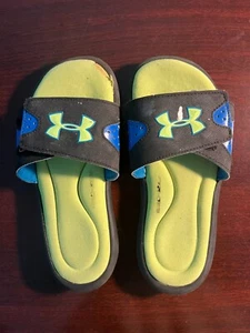 Under Armour Slides Light Green Colour Small Size 6 - Picture 1 of 5