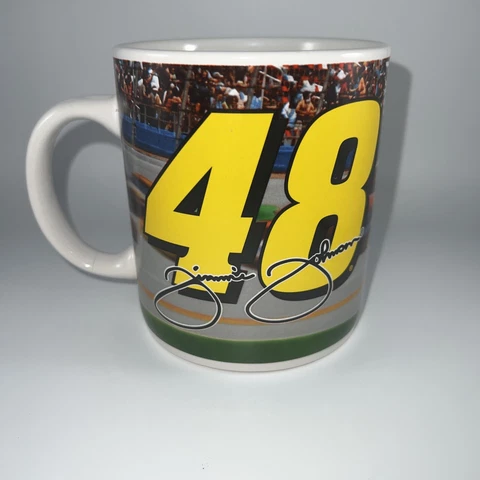 Jimmie Johnson Official NASCAR #48 Large Coffee Mug Cup Hendrick Lowes 2011 Cover