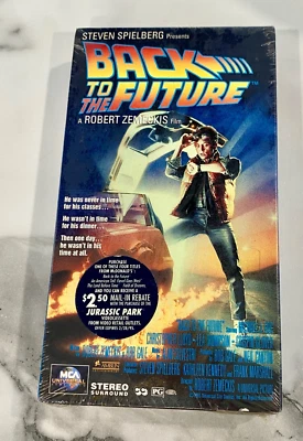 Back to the Future VHS Brand New & Sealed MCA/Universal Home Video 3 Watermarks Foto 1 de 4